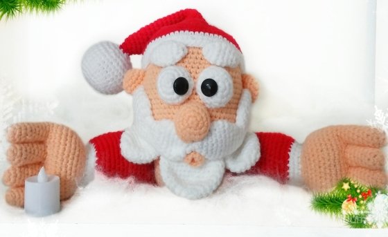 Crochet Pattern Santa Claus, Christmas PDF ternura amigurumi English- deutsch- dutch