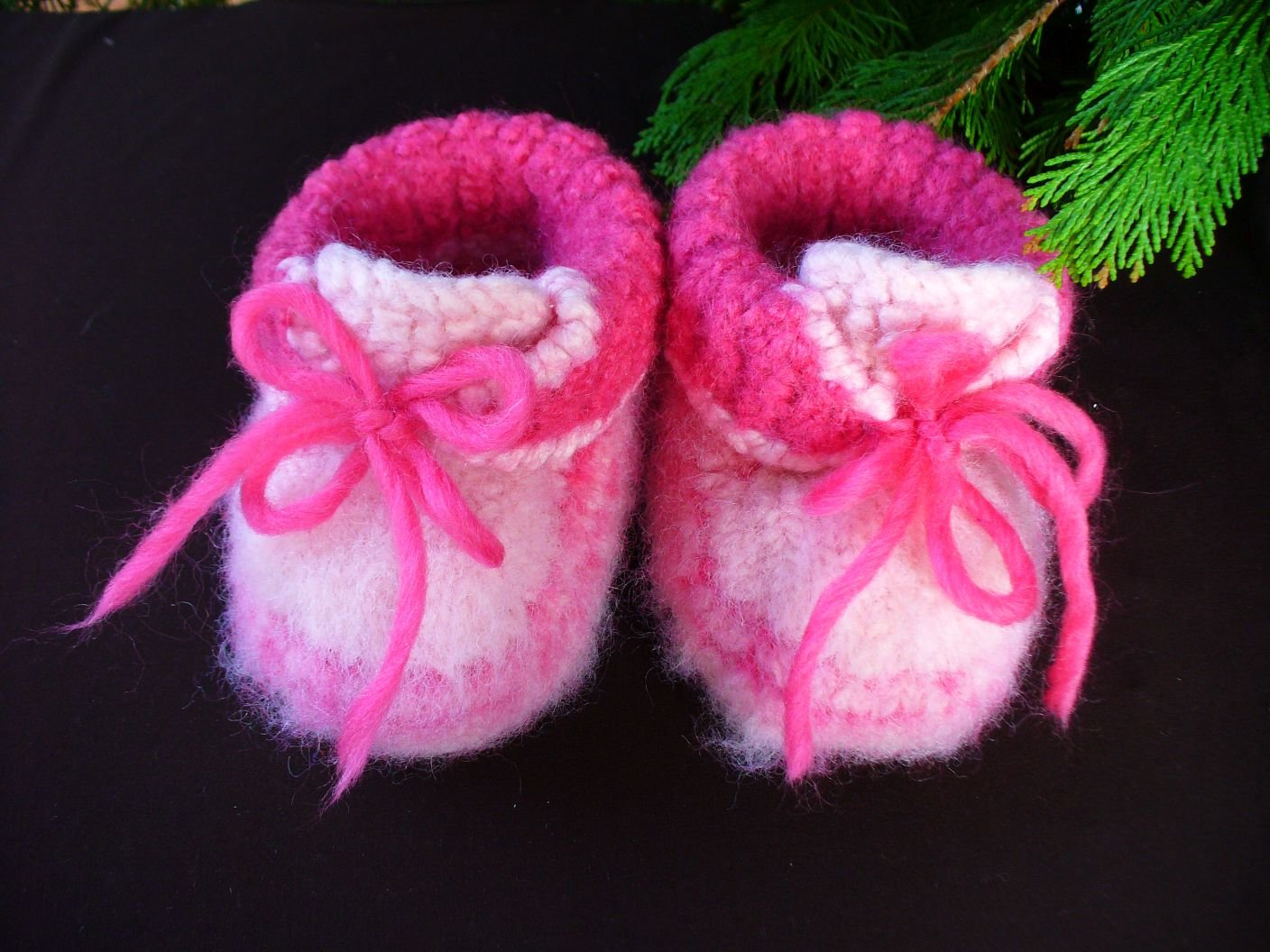 Free Knitting Pattern for Felted Baby Boots