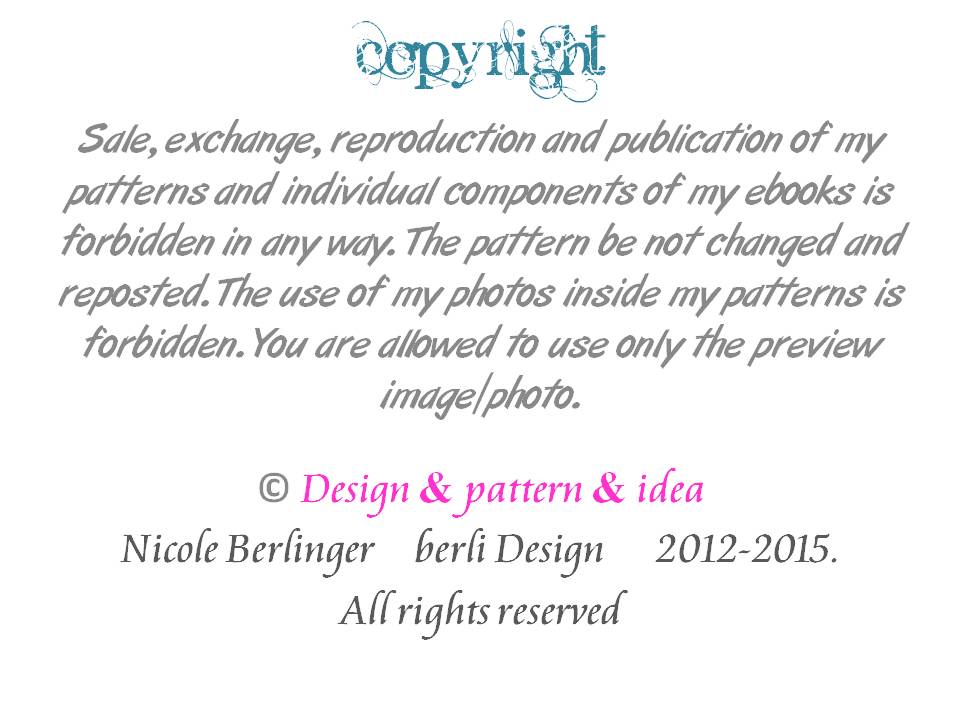 copyright berli Design and myDIYkreativ