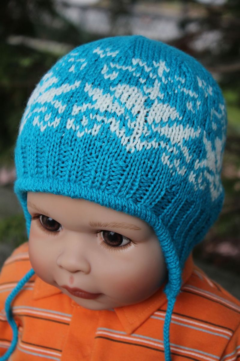 Free Knitting Pattern for Norwegian Earflap Hat