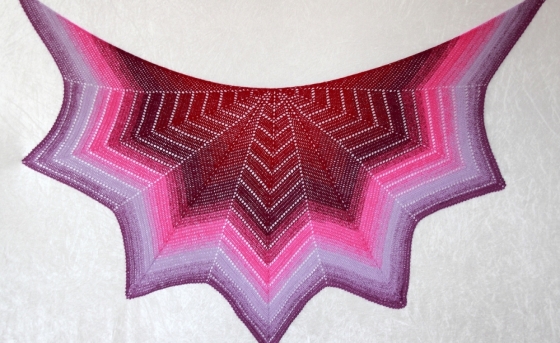 Crochet pattern shawl // wrap // cape Aura