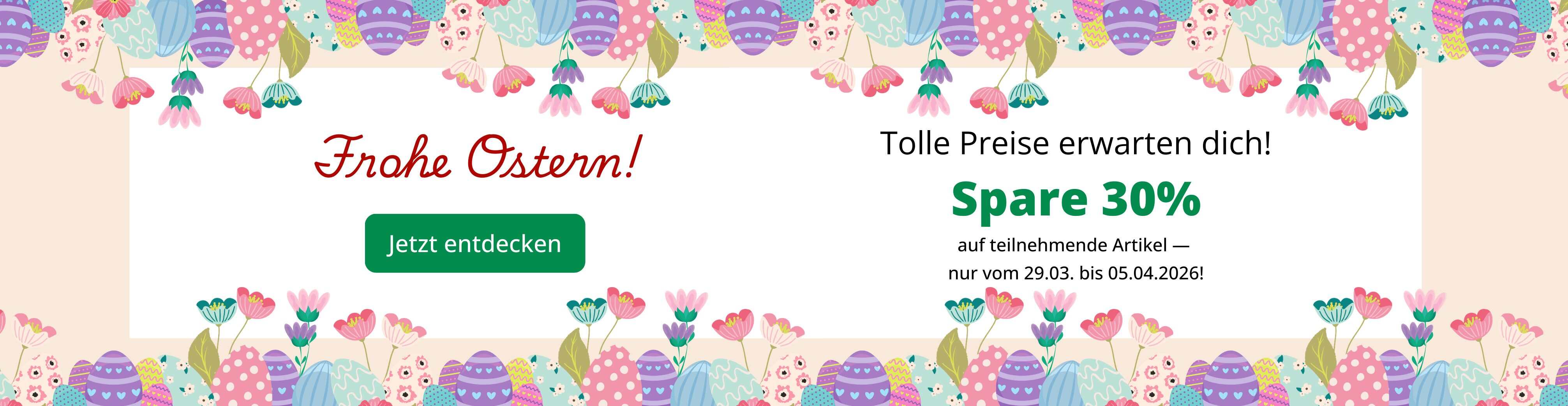 Crazypatterns Oster-Sale: 30 % Rabatt auf viele Anleitungen