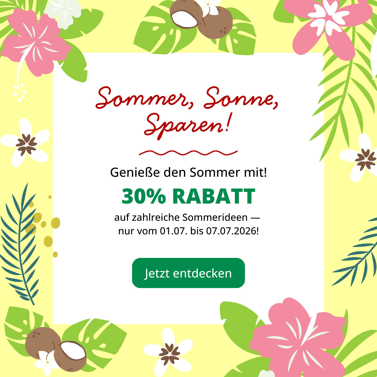 Crazypatterns Summer Sale: 30 % Rabatt auf viele Anleitungen