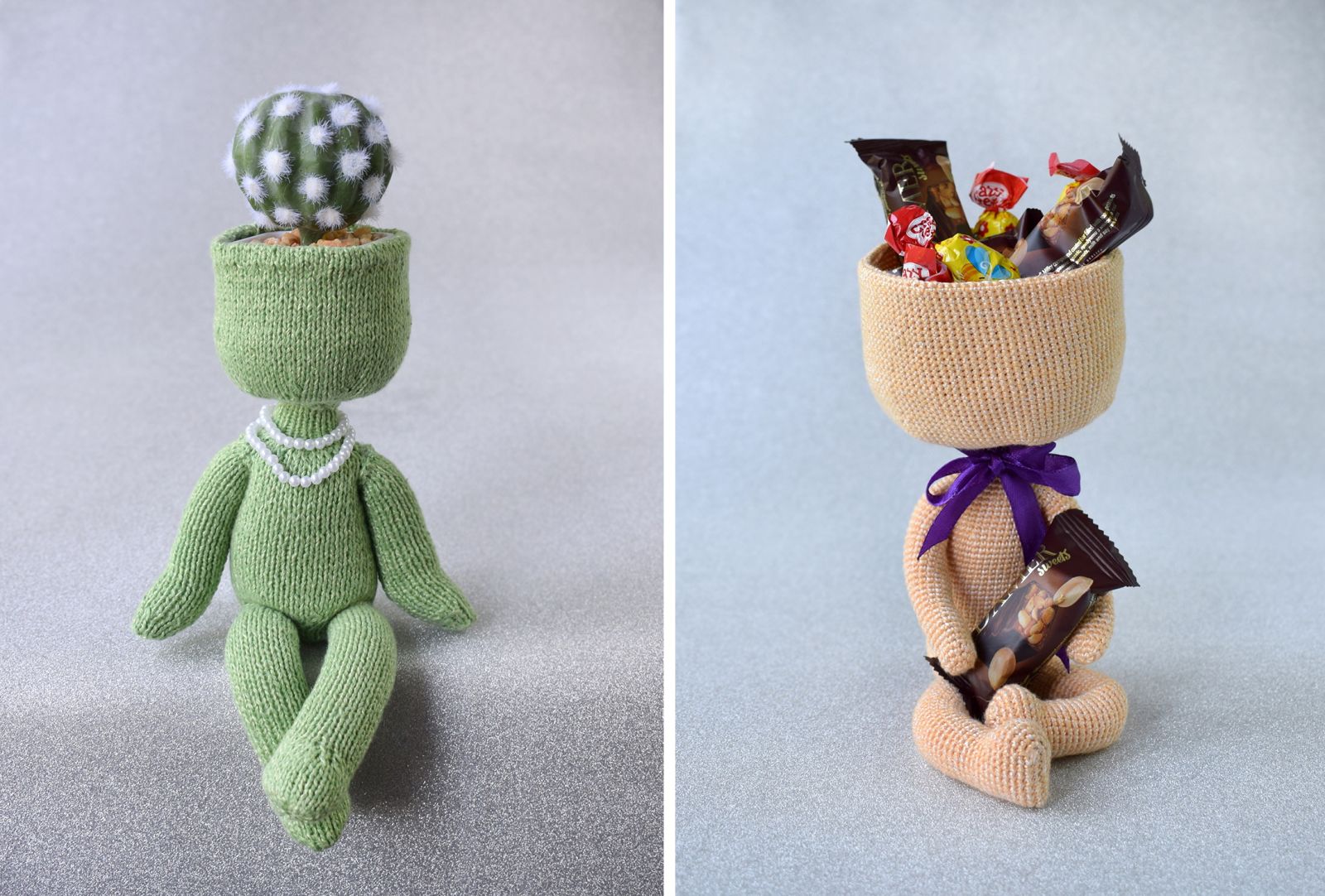 Blog-Inhaltsbild für 'Übertopf «was hast du in deinem Kopf?». 2 in 1: Häkeln oder Stricken'