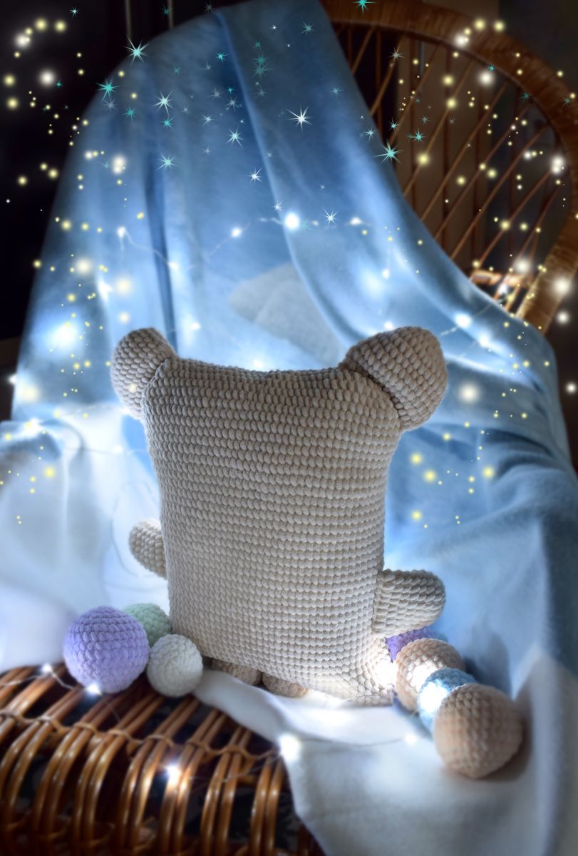 Blog-Inhaltsbild für 'Häkelanleitung "Kissen Bär"'