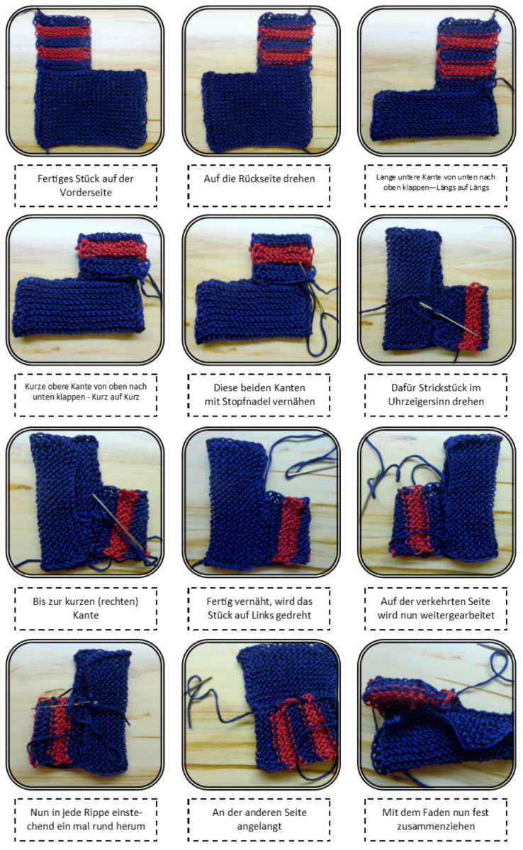Blog-Inhaltsbild für '#GratisMaschen: Maritimes Babyset stricken – 3 kostenlose Anleitungen für Kleid, Mütze & Schühchen'