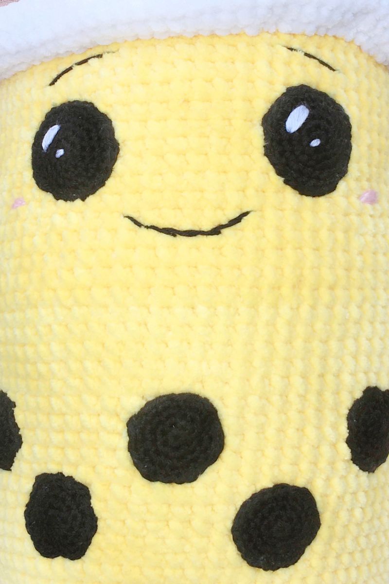 Blog-Inhaltsbild für 'Kostenlose Häkelanleitung für Boba Bubbletea'