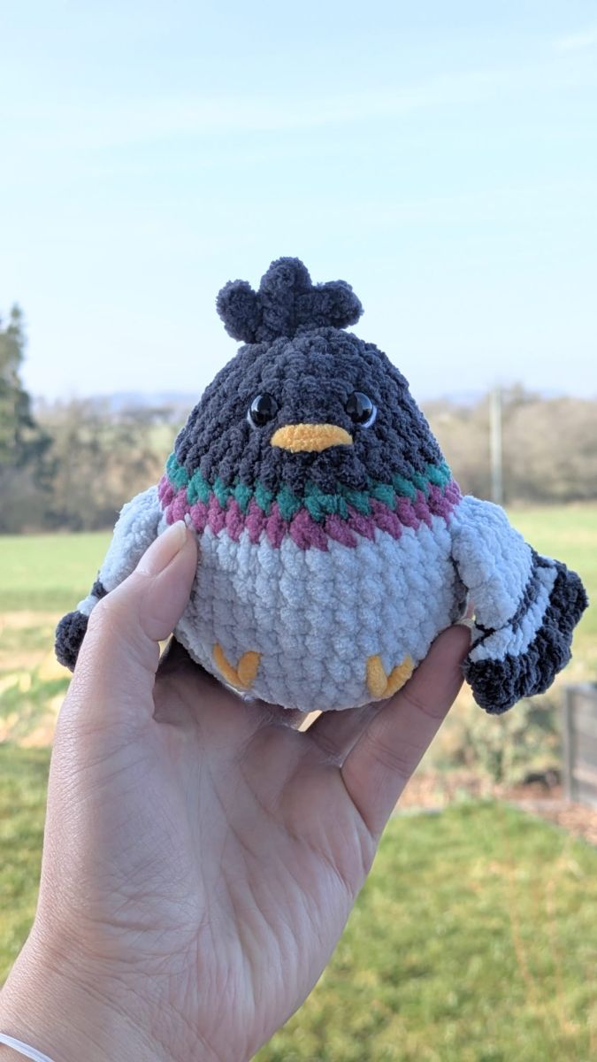 Blog-Inhaltsbild für 'Kostenlose Häkelanleitung der Taube Tilda'