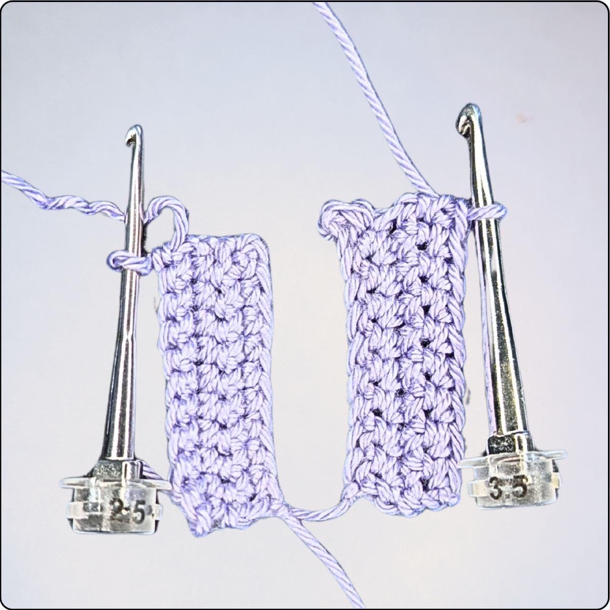 Auswirkung unterschiedlicher Nadelstärken