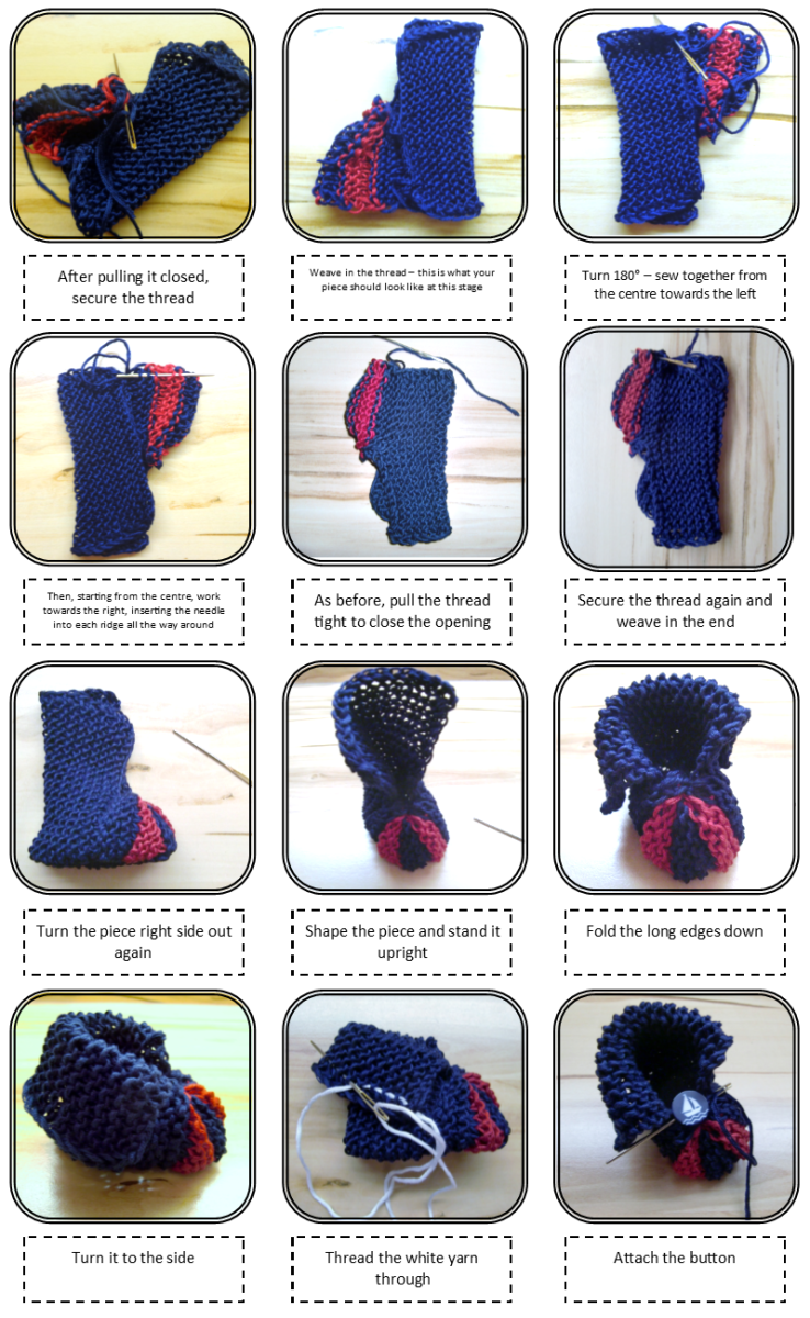 Blog content image for '#FreeStitches: Knit a Nautical Baby Set – 3 Free Patterns for a Dress, Hat & Booties'