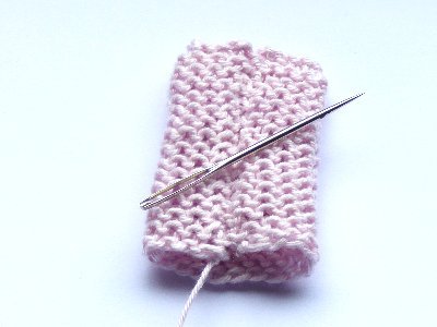 Blog-Inhaltsbild für 'Stricken lernen - Stirnband aus rechten Maschen'