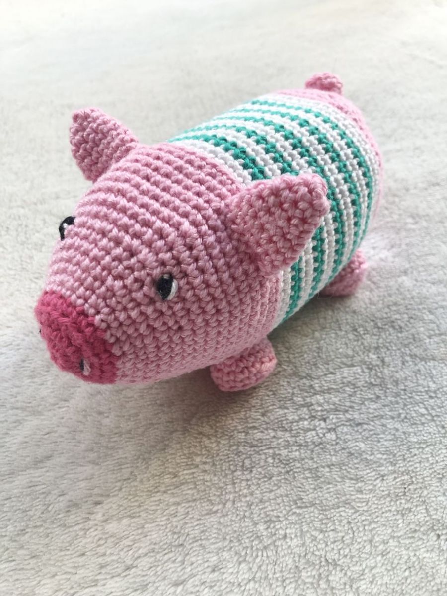 Blog-Inhaltsbild für 'Kostenlose Häkelanleitung Schweinchenkranz'