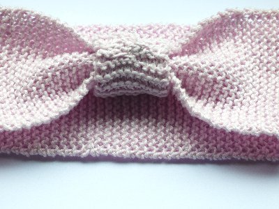 Blog-Inhaltsbild für 'Stricken lernen - Stirnband aus rechten Maschen'