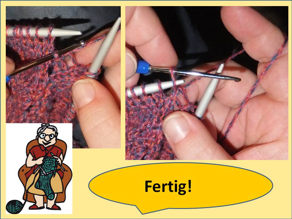 Blog-Inhaltsbild für 'Anti-Ribbel-Strick-Tipp: Die amüsante Geschichte von Oma Resi und ihrem Strickvergnügen'