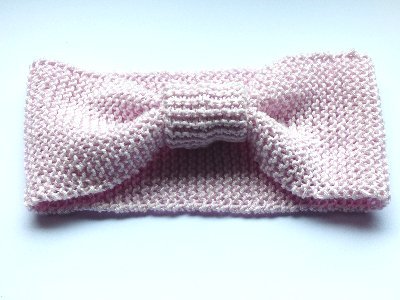 Blog-Inhaltsbild für 'Stricken lernen - Stirnband aus rechten Maschen'