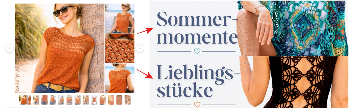 Blog-Inhaltsbild für '#TrendMaschen: How Would You Organise Your Dream Pattern Shop? Collections or Shop Windows? – A Small Experiment with Surprising Insights'