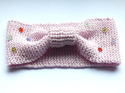 Blog-Inhaltsbild für 'Stricken lernen - Stirnband aus rechten Maschen'