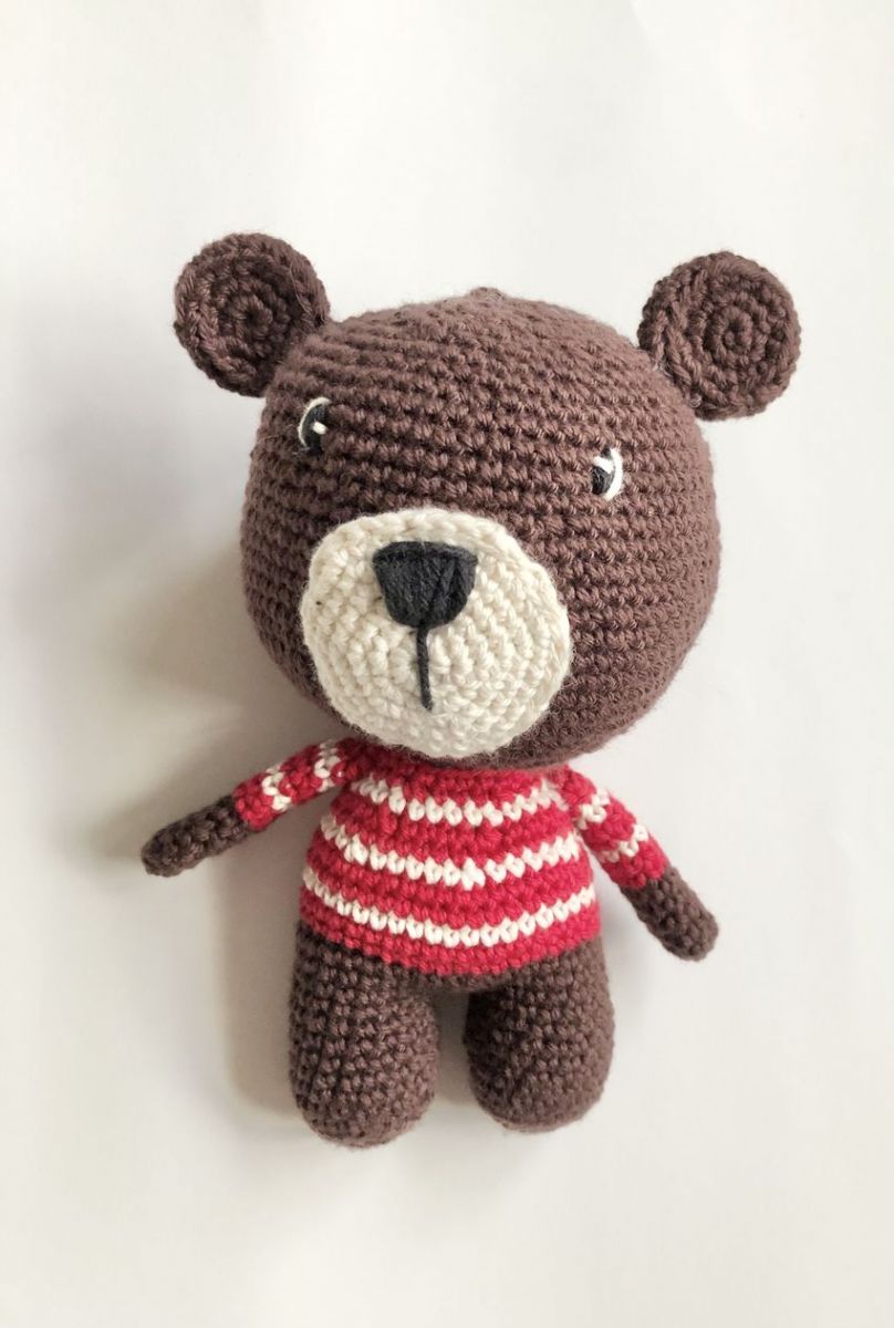 Blog-Inhaltsbild für 'Kostenlose Häkelanleitung Bär'