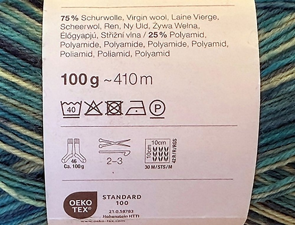 Blog-Inhaltsbild für 'Socken-Workshop Teil 1: Materialkunde, Bündchen, Schaft'