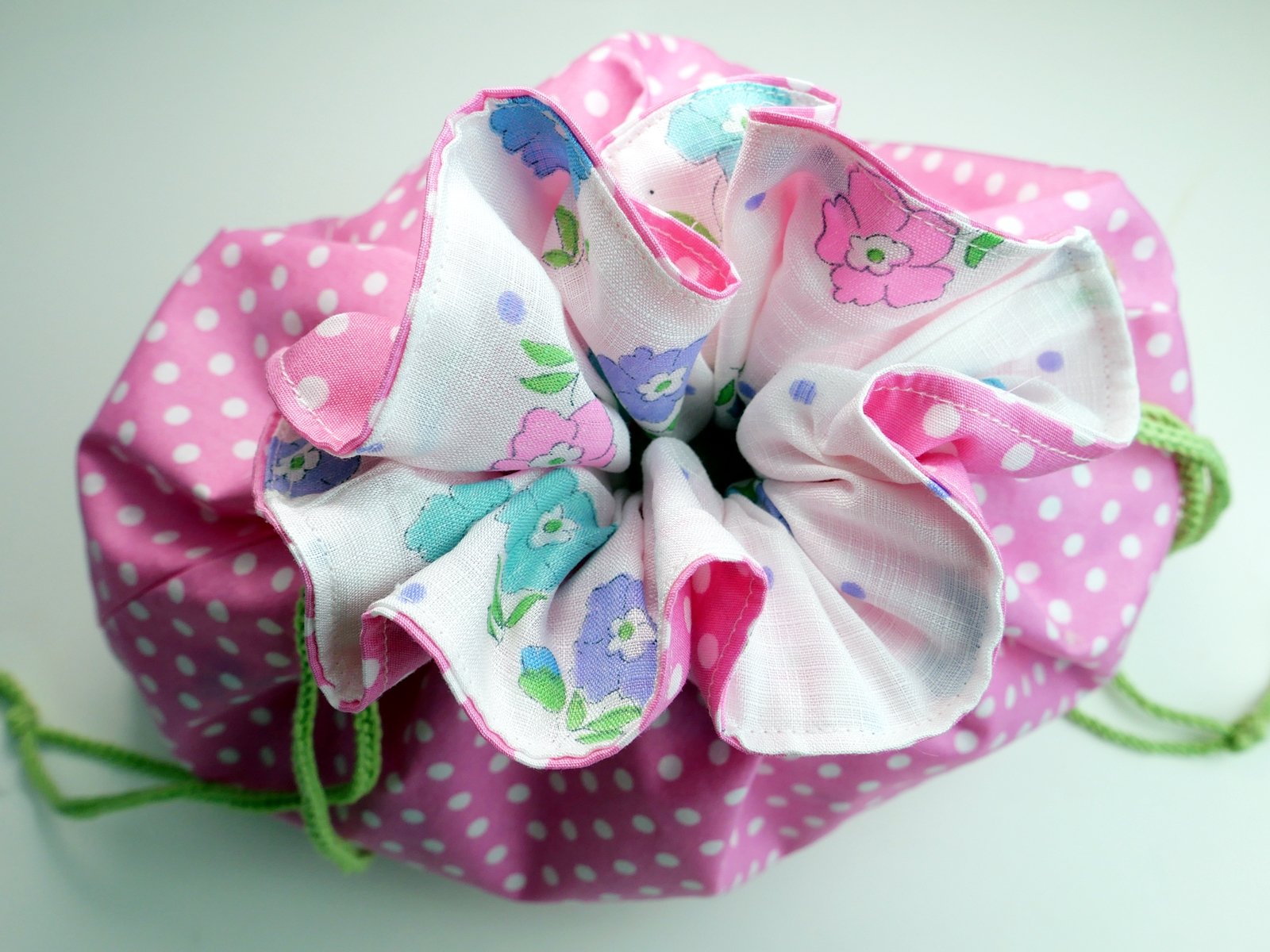 Blog-Inhaltsbild für 'Zugbeutel mit Innenfutter selbst nähen - Kostenlose Nähanleitung'