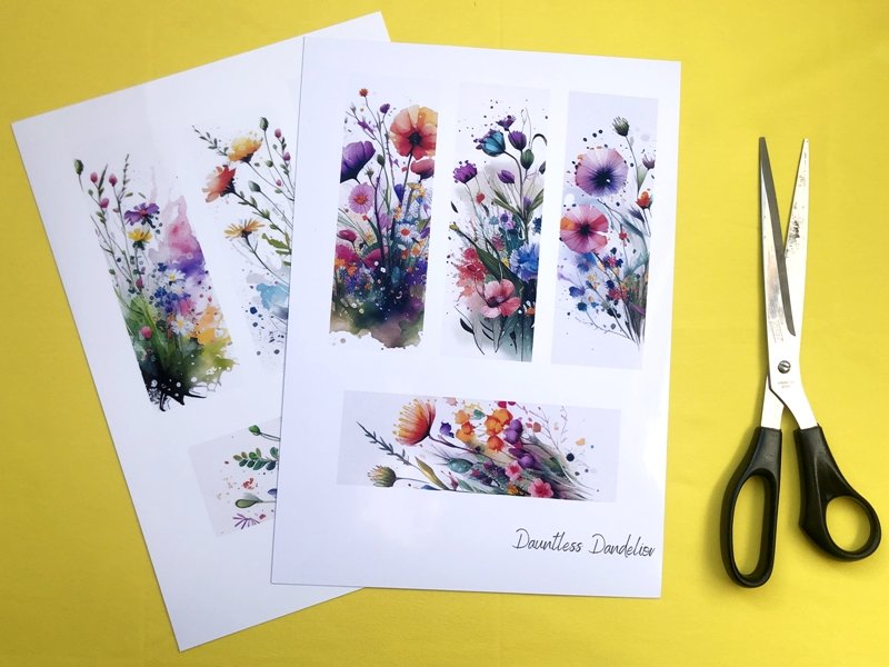 Blog-Inhaltsbild für 'Schönes Lesezeichen basteln'