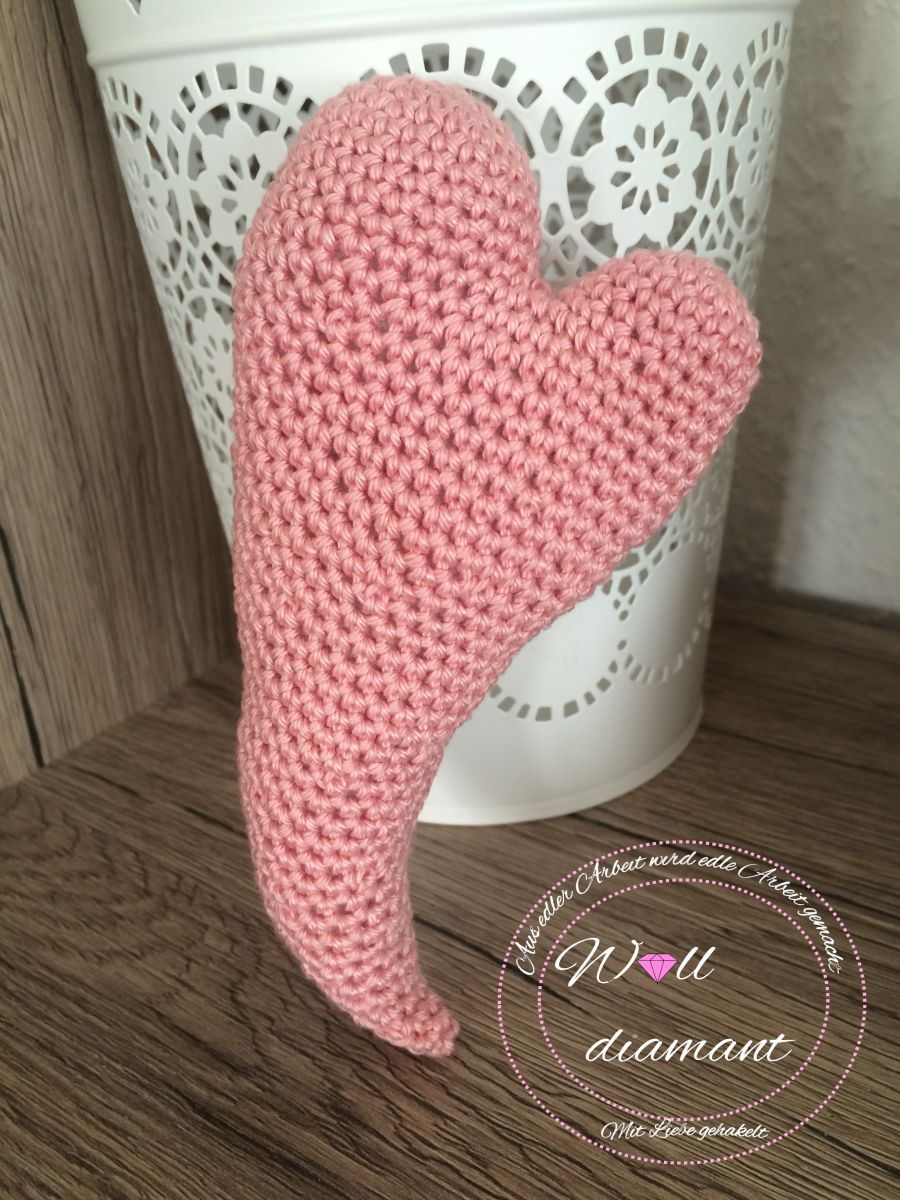 Blog-Inhaltsbild für 'Herz, kostenlose Häkelanleitung'