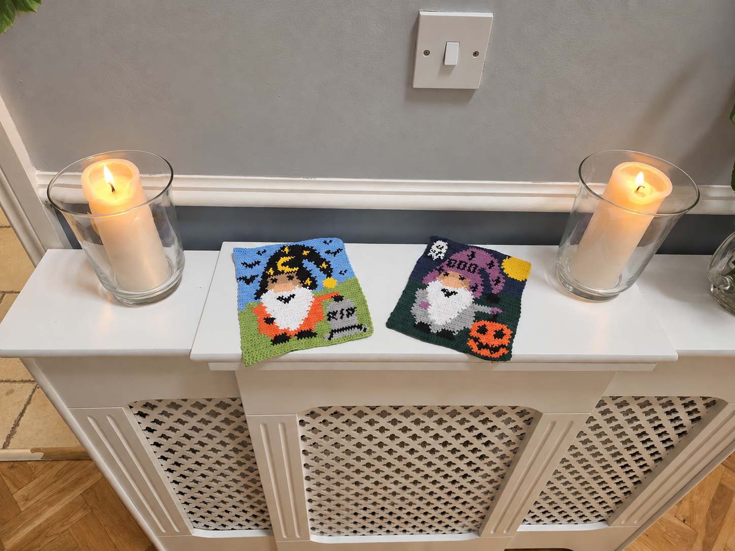 Blog-Inhaltsbild für 'Kostenlose Häkelanleitung für zwei Halloween-Wichtel als Dekoration.'