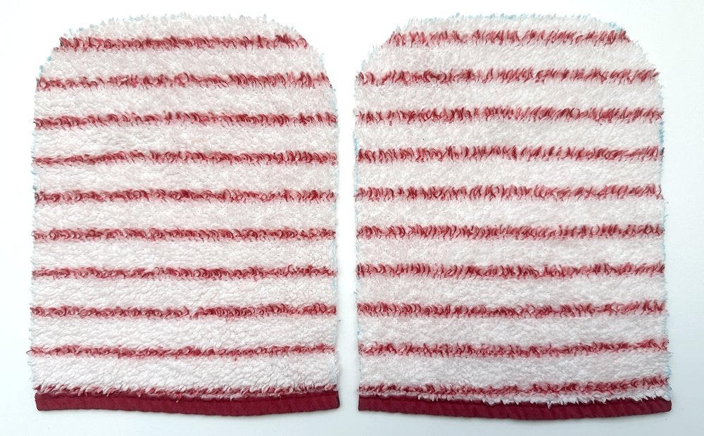 Blog-Inhaltsbild für 'Aus Alt mach Neu: Waschhandschuhe aus altem Bademantel nähen'