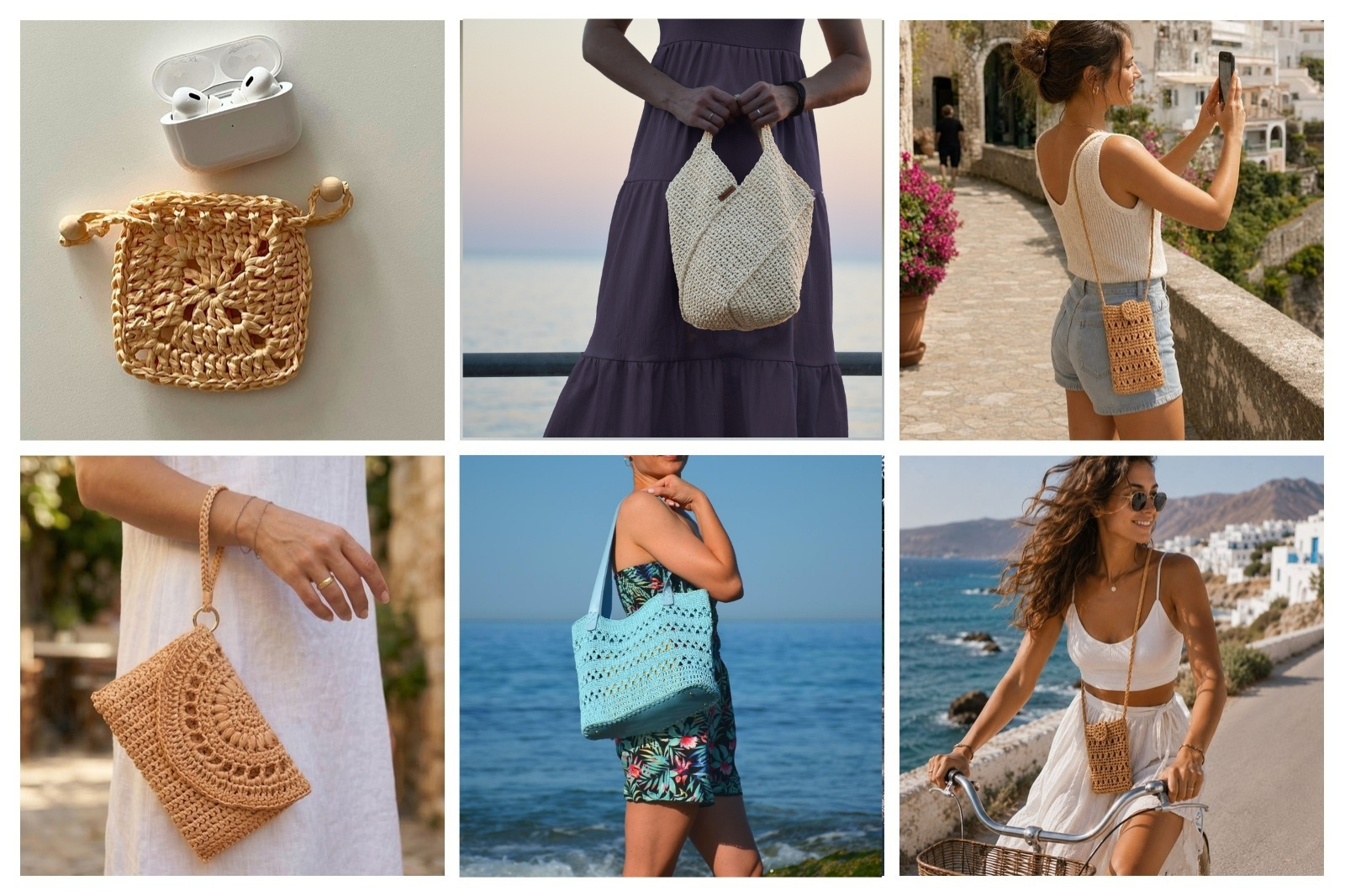 Blog content image for 'Soft or Twisted Raffia? How to Choose the Best Raffia for Crochet Bags'