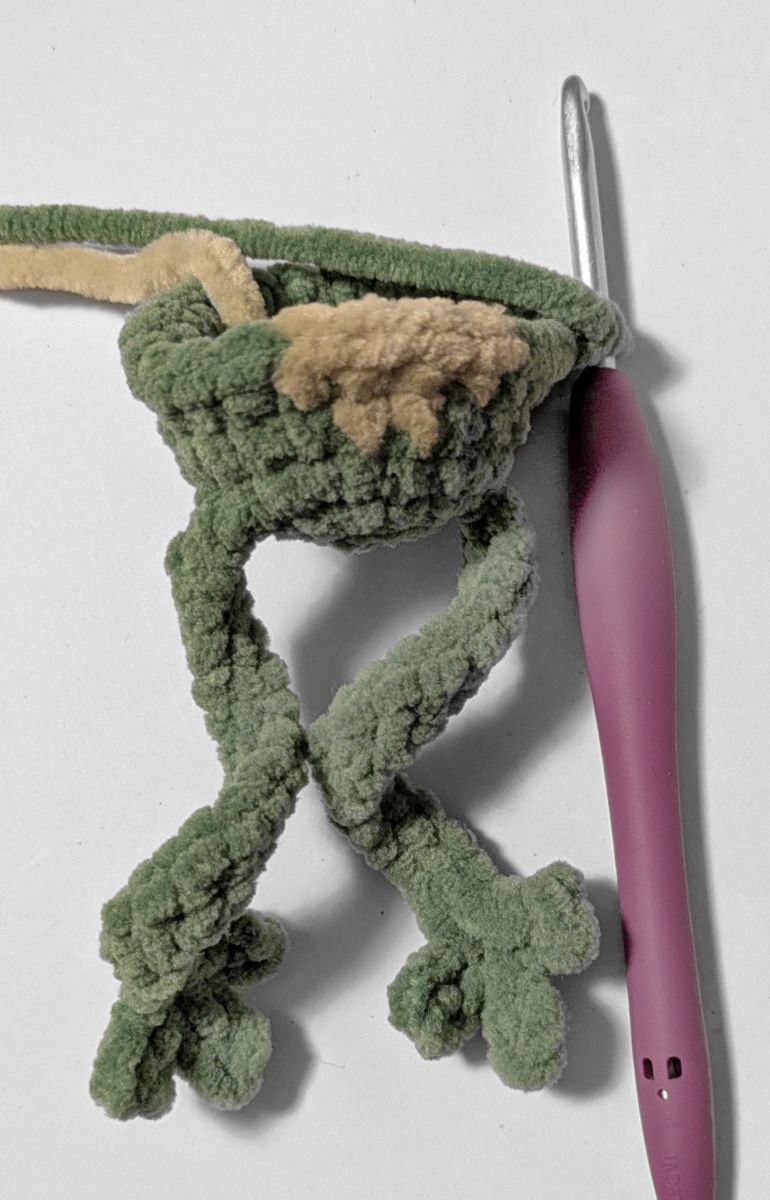 Blog-Inhaltsbild für 'Kostenlose Häkelanleitung vom Frosch Frodo'