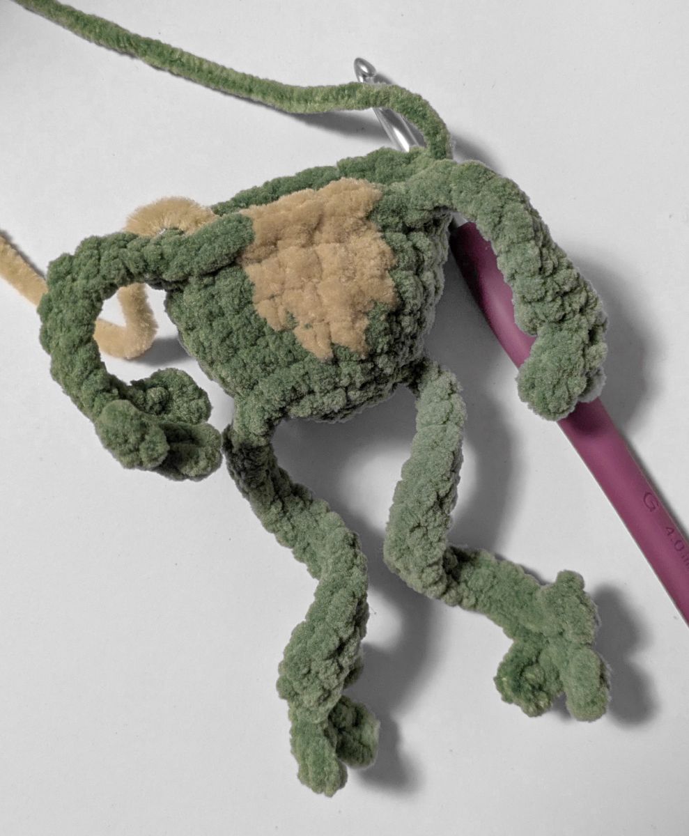 Blog-Inhaltsbild für 'Kostenlose Häkelanleitung vom Frosch Frodo'