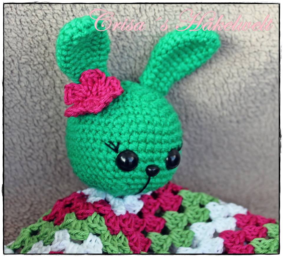 Blog-Inhaltsbild für 'Häkelanleitung Schmusetuch "Hasilein"'