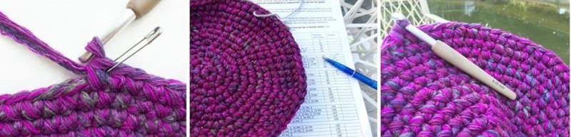 Blog-Inhaltsbild für 'Kostenlose Häkelanleítung Bezug für Sitzball aus Wollresten'