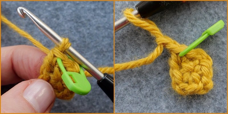 Blog-Inhaltsbild für 'Geniales Häkelmuster von innen nach außen - Kostenlose Häkelanleitung für Tasche'