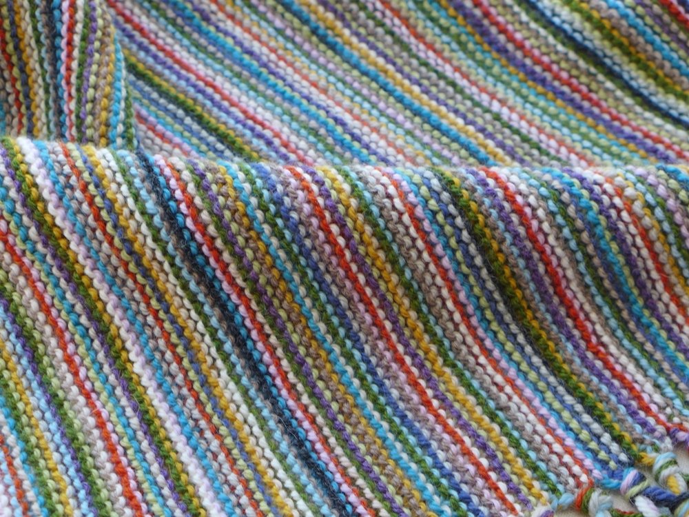 Blog-Inhaltsbild für 'Gestrickte Decken in Hülle und Fülle'