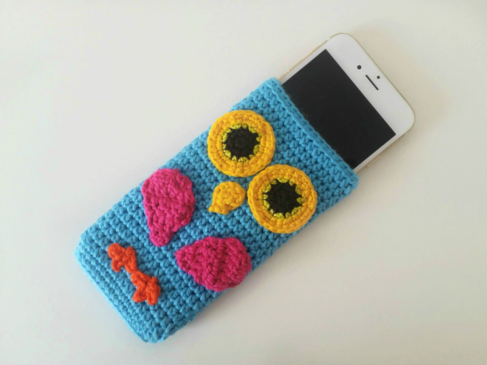 Free crochet pattern phone case owl