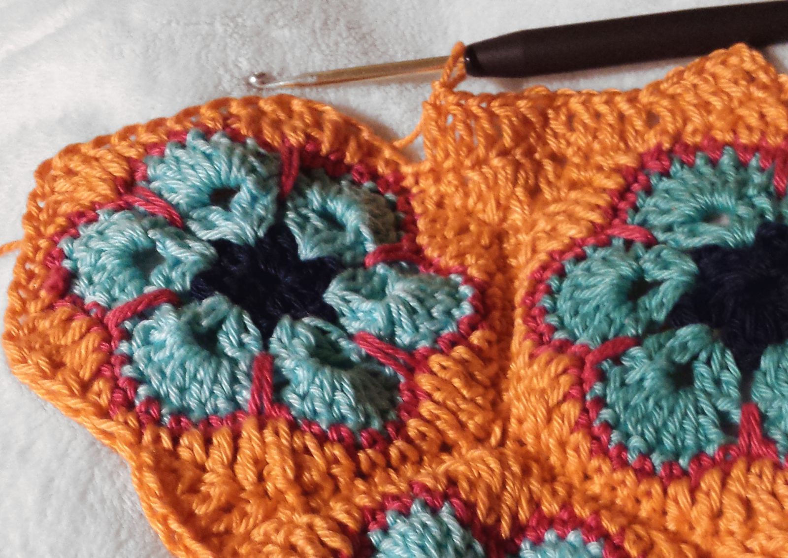 Blog-Inhaltsbild für 'Teil 3 - Kostenlose Häkelanleitung für einen gehäkelten Fahradsattelbezug'