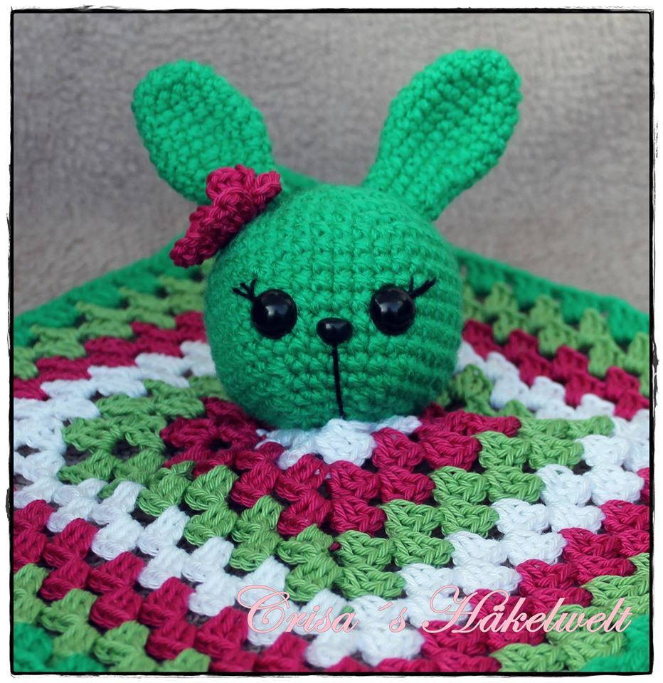 Blog-Inhaltsbild für 'Häkelanleitung Schmusetuch "Hasilein"'