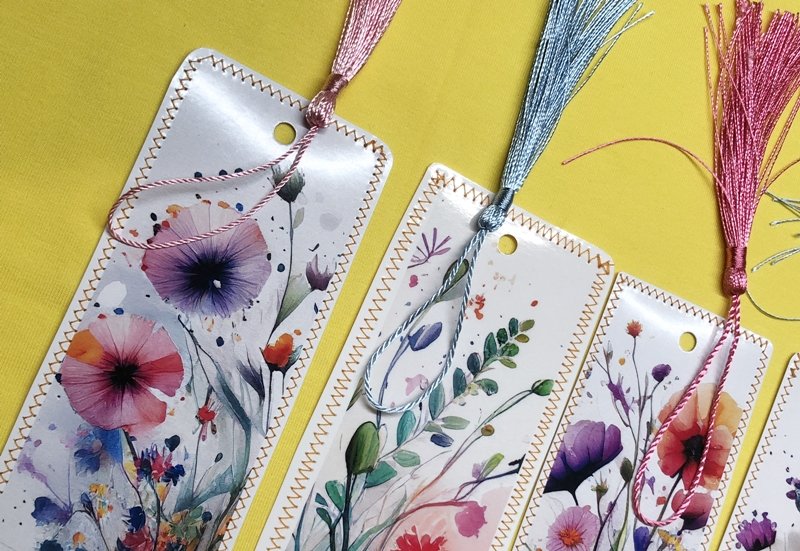 Blog-Inhaltsbild für 'Schönes Lesezeichen basteln'