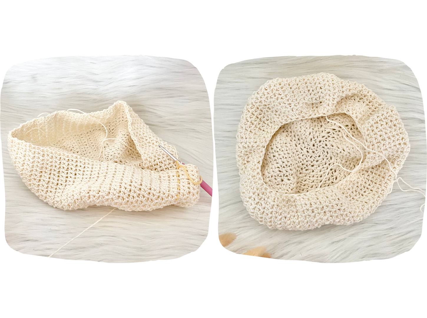 Blog-Inhaltsbild für 'Kokon und Flügel für die Raupe Bellis, kostenlose Häkelanleitung von Wolldiamant'