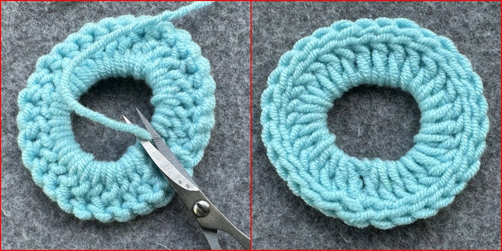 Blog-Inhaltsbild für 'Schlüsselanhänger aus Wollresten - Häkelanleitung auch für Häkelanfänger'