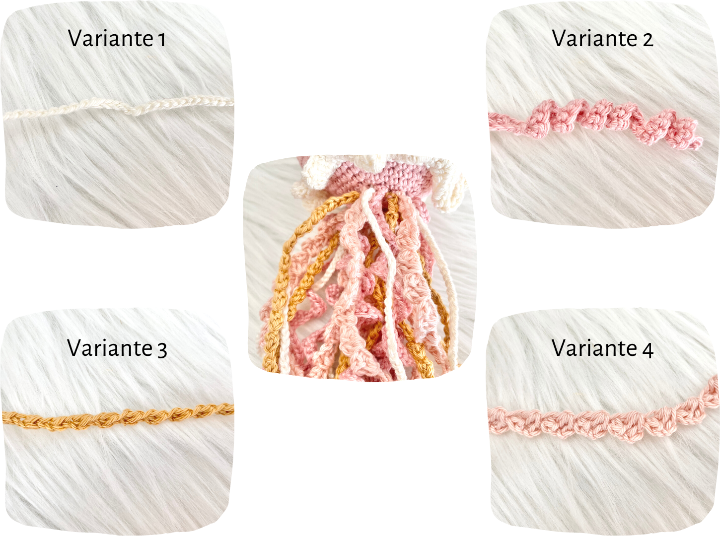 Blog-Inhaltsbild für 'Quallengreifring, kostenlose Häkelanleitung von Wolldiamant'