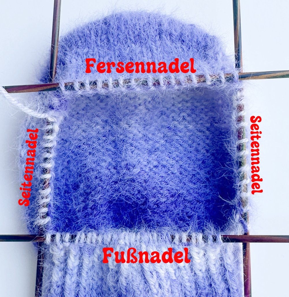 Blog-Inhaltsbild für 'Kuschelweiche Flauschsocken stricken'