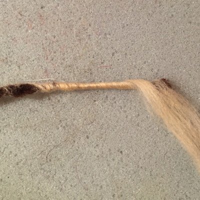 Blog-Inhaltsbild für 'Zarte Fee aus Filz ("Märchenwolle") - Teil 1'