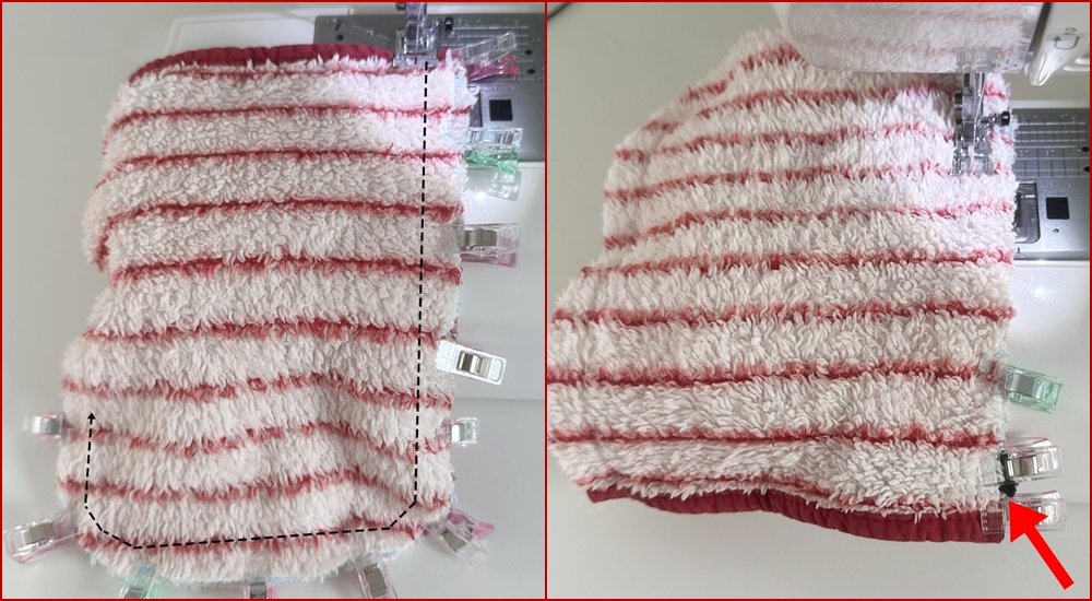 Blog-Inhaltsbild für 'Aus Alt mach Neu: Waschhandschuhe aus altem Bademantel nähen'