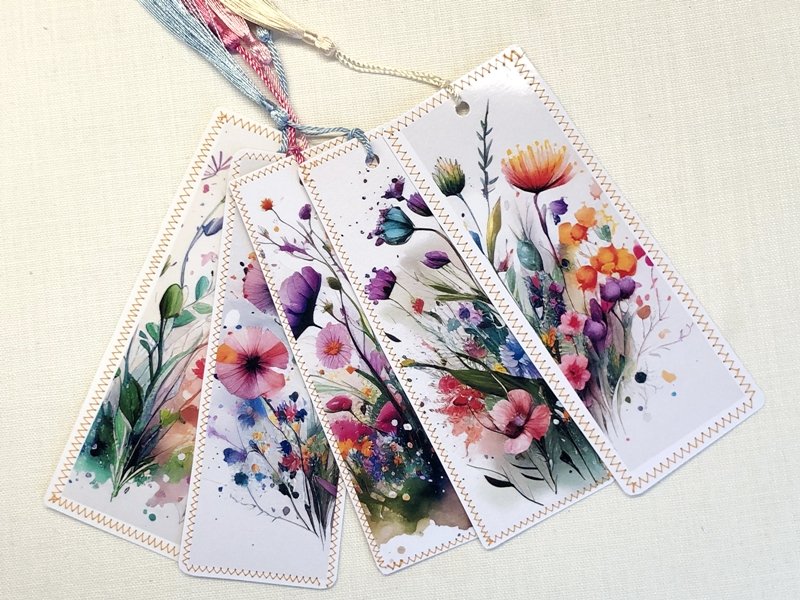 Blog-Inhaltsbild für 'Schönes Lesezeichen basteln'