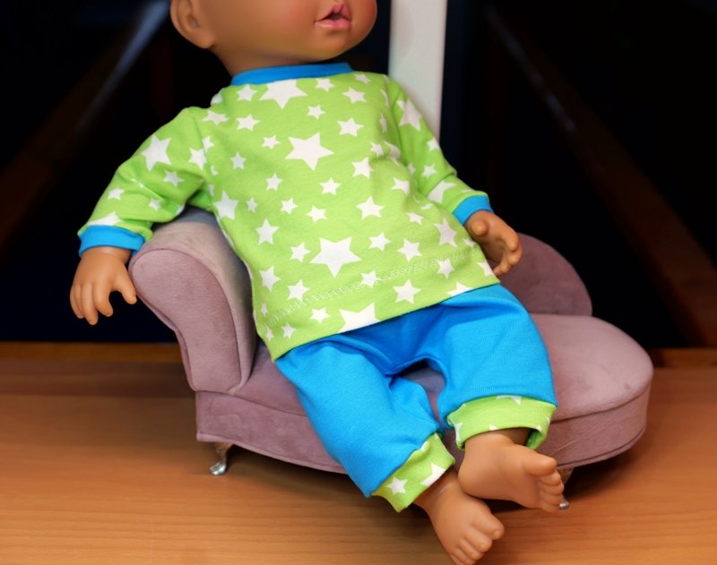 Blog-Inhaltsbild für 'Teil 3 - Meine ersten selbst genähten Puppensachen'