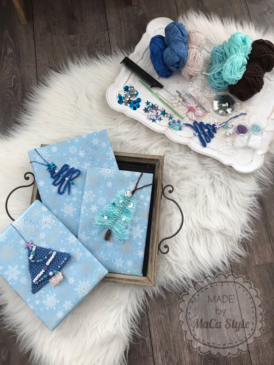 Blog-Inhaltsbild für 'Geschenkanhänger 3erlei Tannenbäume'