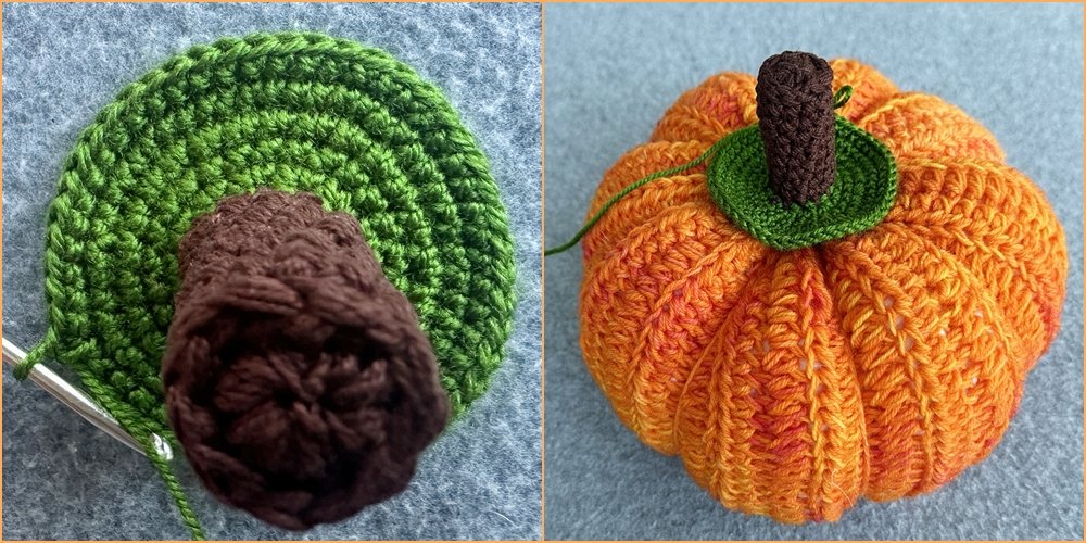Blog-Inhaltsbild für 'Gehäkelte große Kürbisse als Dekoration'