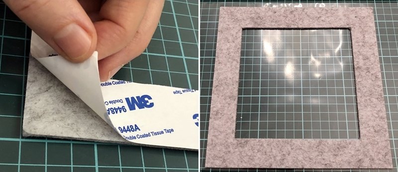 Blog-Inhaltsbild für 'Kostenlose Bastelanleitung: Wechselbilderahmen aus Filz'